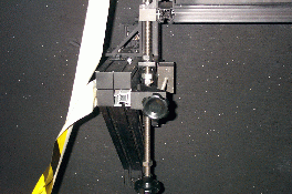 Fixtures for the horizontal and the vertical alignment - Front view