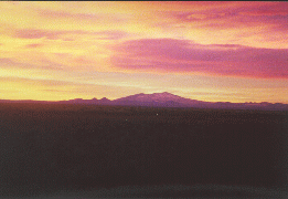19 - Cerro Nevado is pink at sunrise