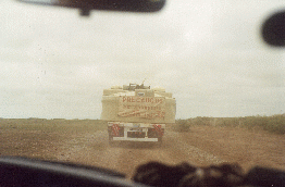 1.30 - Truck loaded with 4 tanks on the Boratav highway